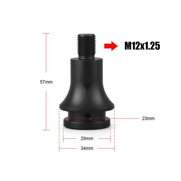 For M12 x 1.25 Car Modified Gear-Head Thread Converter Gear Lever Adapter(Red) - Shift Knob by PMc TechLife | Online Shopping South Africa | PMc TechLife | Buy Now Pay Later Mobicred