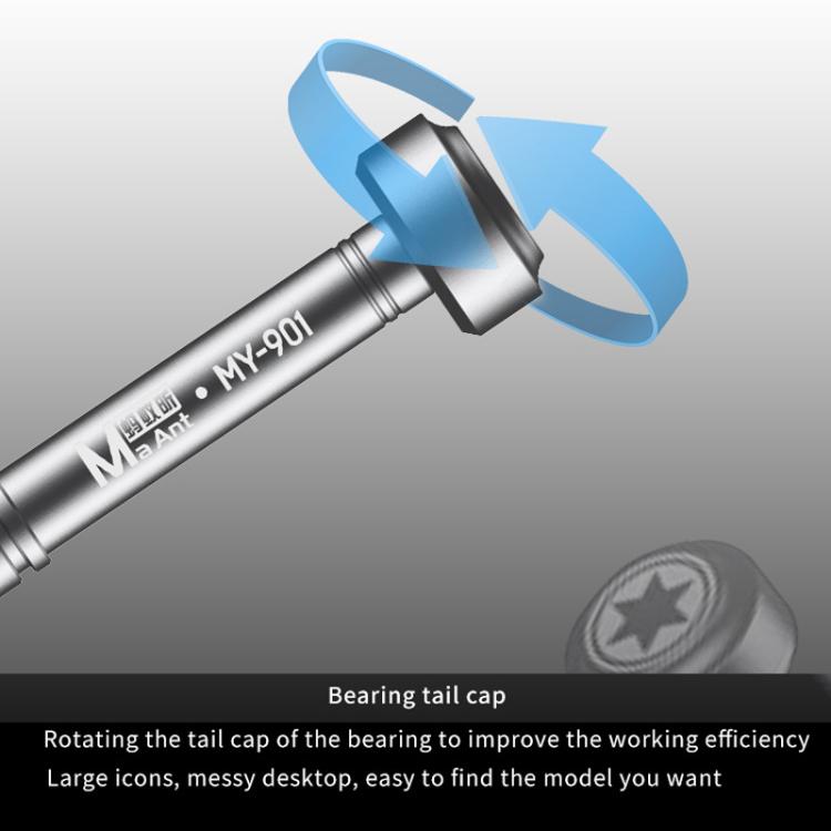 MaAnt MY-901 High-precision Screwdriver Mobile Phone Repair Disassembly Tools, Style: Phillips - free shipping - PMC TechLife - Order now!