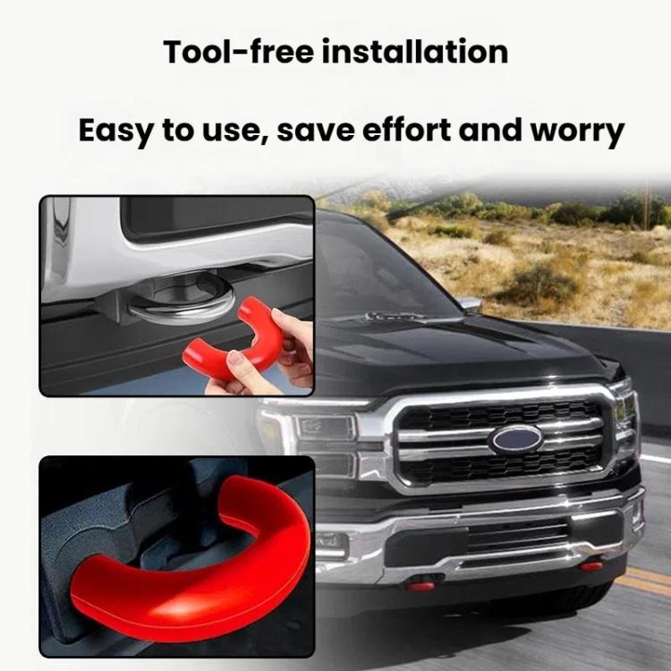 For Ford/Toyota Trailer Hitch Protection Ccover(Blue) - Towing Bars by PMc TechLife | Online Shopping South Africa | PMc TechLife | Buy Now Pay Later Mobicred