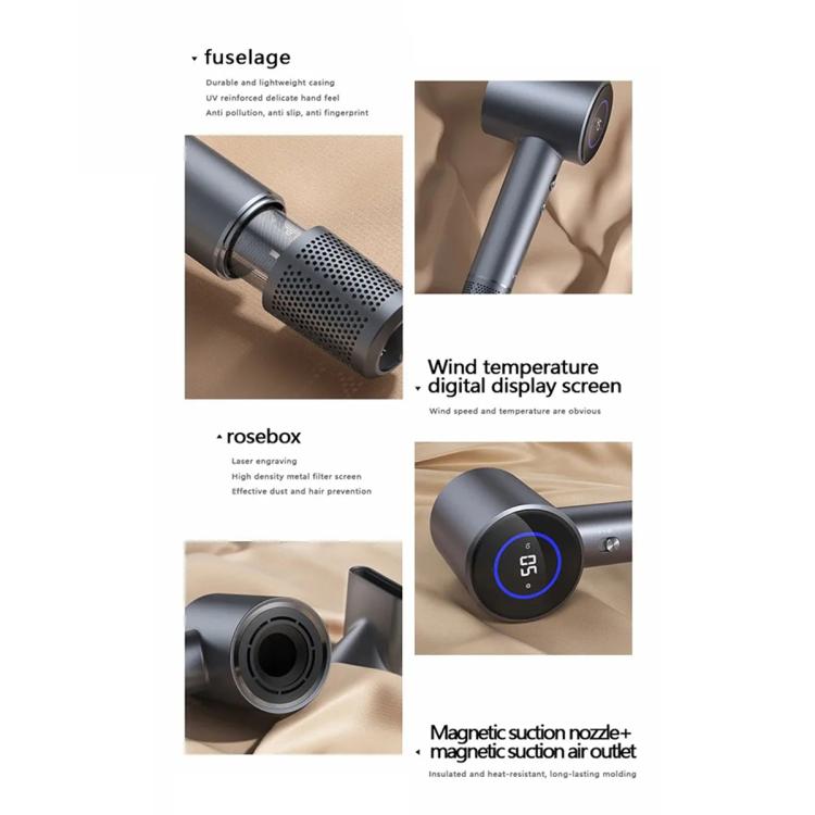 D3 110000 High Speed Smart Constant Temperature Negative Ion Hair Dryer, Color: US Plug Purple - free shipping - PMC TechLife - Order now!