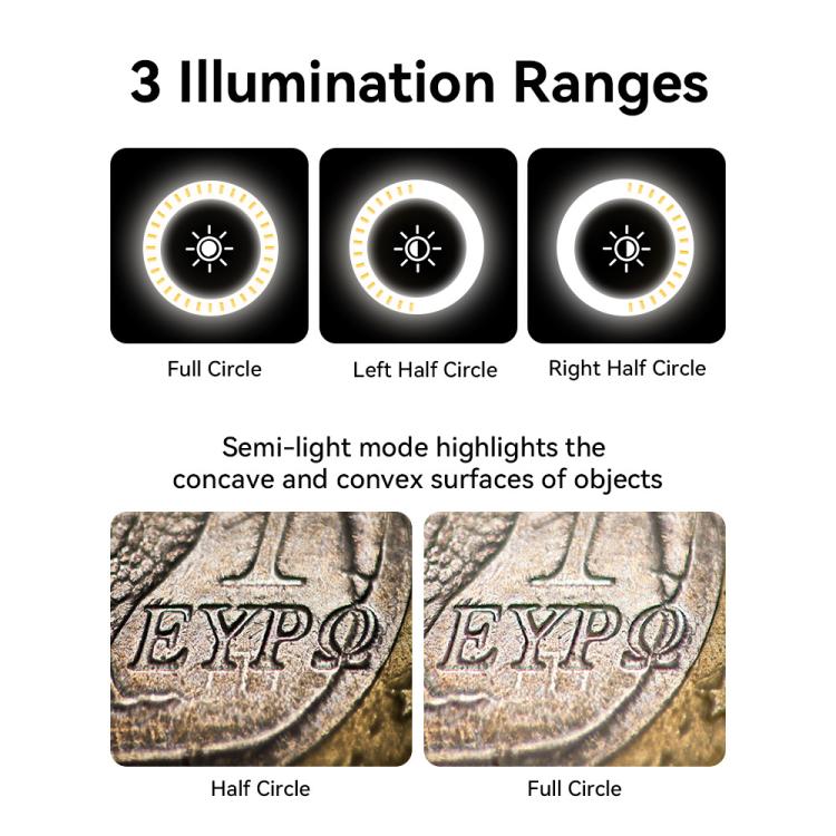 APEXEL 10-20x Zoom Macro Lens With 45-Mode Fill Light Kit for Smartphones - free shipping - PMC TechLife - Order now!