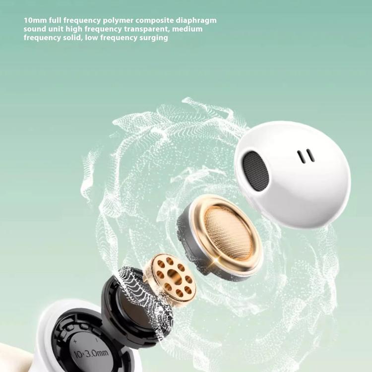 Havit E9 Semi-In-Ear ENC Noise Reduction Wireless Bluetooth Earphones, Color: White-Flagship Edition - Bluetooth Earphone by Havit | Online Shopping South Africa | PMC TechLife | Buy Now Pay Later Mobicred