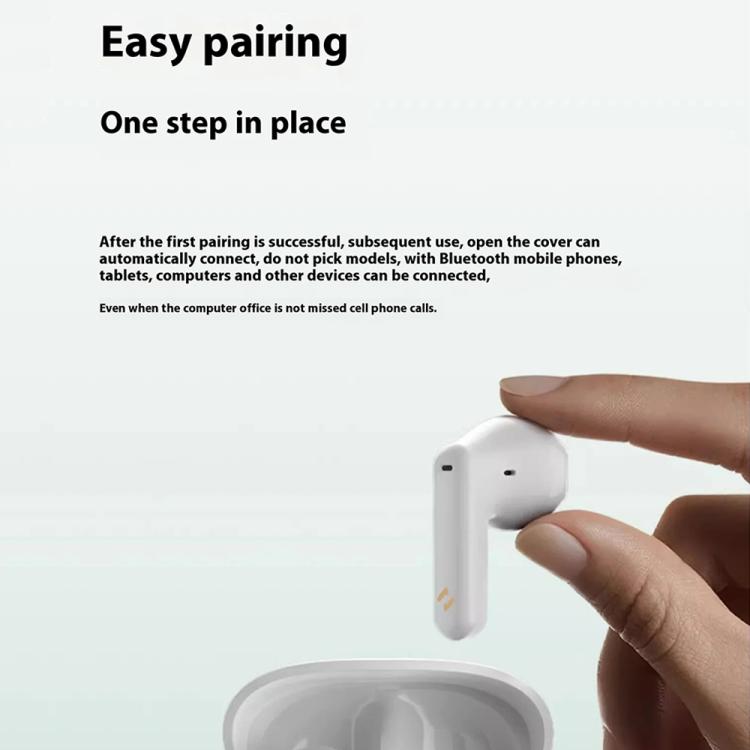 Havit E9 Semi-In-Ear ENC Noise Reduction Wireless Bluetooth Earphones, Color: White-Flagship Edition - Bluetooth Earphone by Havit | Online Shopping South Africa | PMC TechLife | Buy Now Pay Later Mobicred