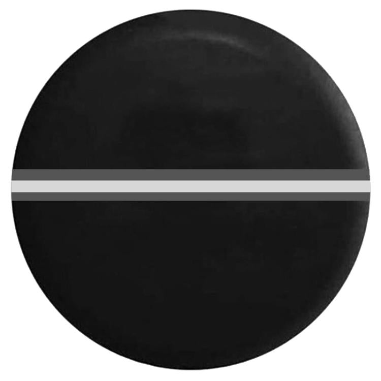 17inch Thickened Imitation Leather Car Tire Protector Spare Tire Cover With Reflective Stripes(FG-1 Gray) - Window Foils & Solar Protection by PMc TechLife | Online Shopping South Africa | PMc TechLife | Buy Now Pay Later Mobicred