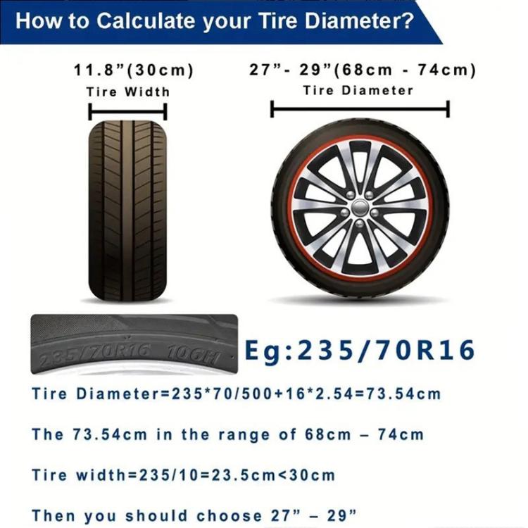 17inch Thickened Imitation Leather Car Tire Protector Spare Tire Cover With Reflective Stripes(FG-2 Red) - Window Foils & Solar Protection by PMc TechLife | Online Shopping South Africa | PMc TechLife | Buy Now Pay Later Mobicred
