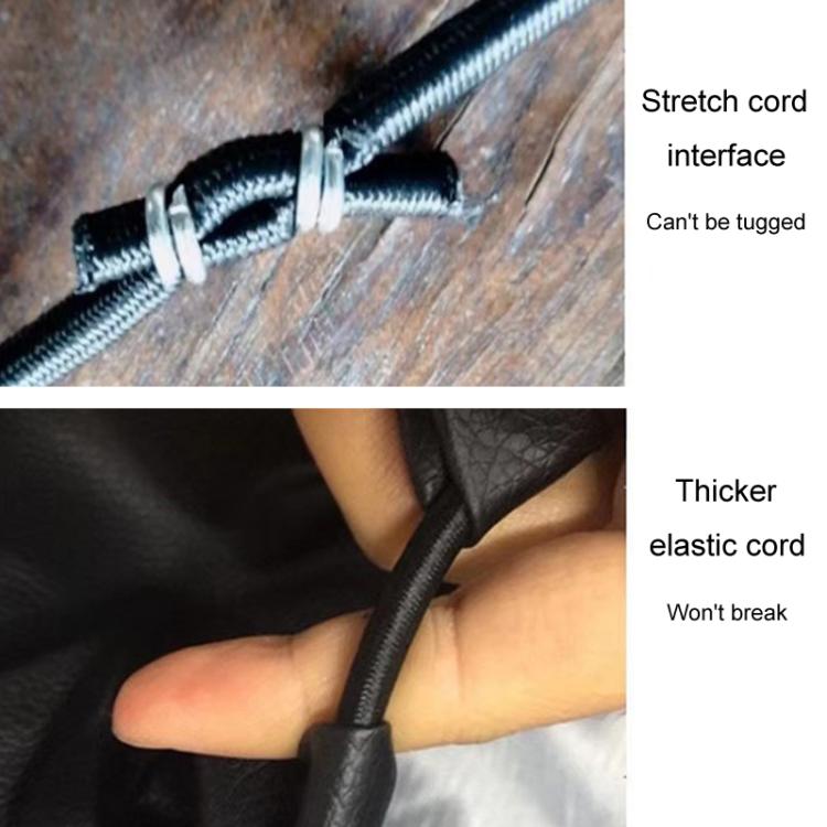 14inch Thickened Imitation Leather Car Tire Protector Spare Tire Cover With Reflective Stripes(FG-1 Gray) - Window Foils & Solar Protection by PMc TechLife | Online Shopping South Africa | PMc TechLife | Buy Now Pay Later Mobicred