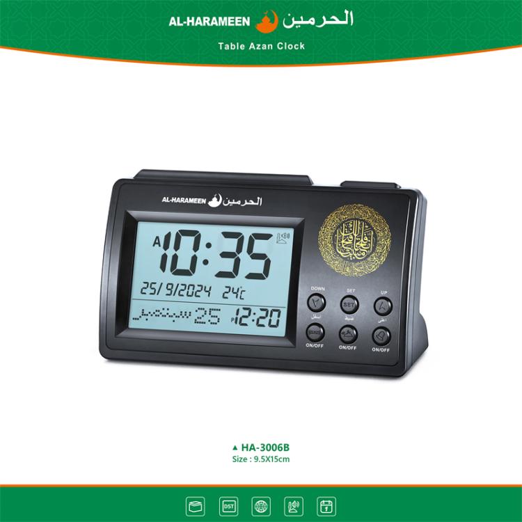 Simple Desktop Clock Perpetual Calendar Alarm Clock(Black) - Alarm Clocks by PMc TechLife | Online Shopping South Africa | PMc TechLife | Buy Now Pay Later Mobicred