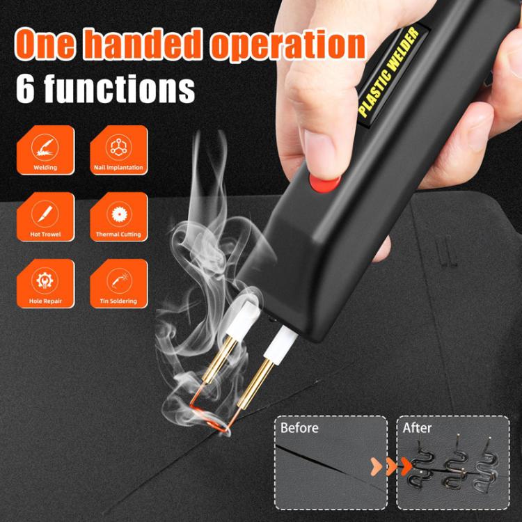 Lithium Plastic Welding Machine Rechargeable Cordless Car Bumper Plastic Repair Welder Parts Repair Tool, Spec: Black Plastic Boxed - Hand Tool Sets by PMc TechLife | Online Shopping South Africa | PMc TechLife | Buy Now Pay Later Mobicred