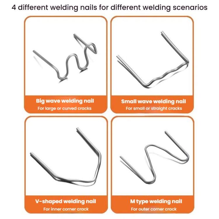 Car Bumper Welding Plastic Welding Tools Welding Wire Patch Nail Hot Stapler Repair Welder, Plug: EU Plug - Hand Tool Sets by PMc TechLife | Online Shopping South Africa | PMc TechLife | Buy Now Pay Later Mobicred