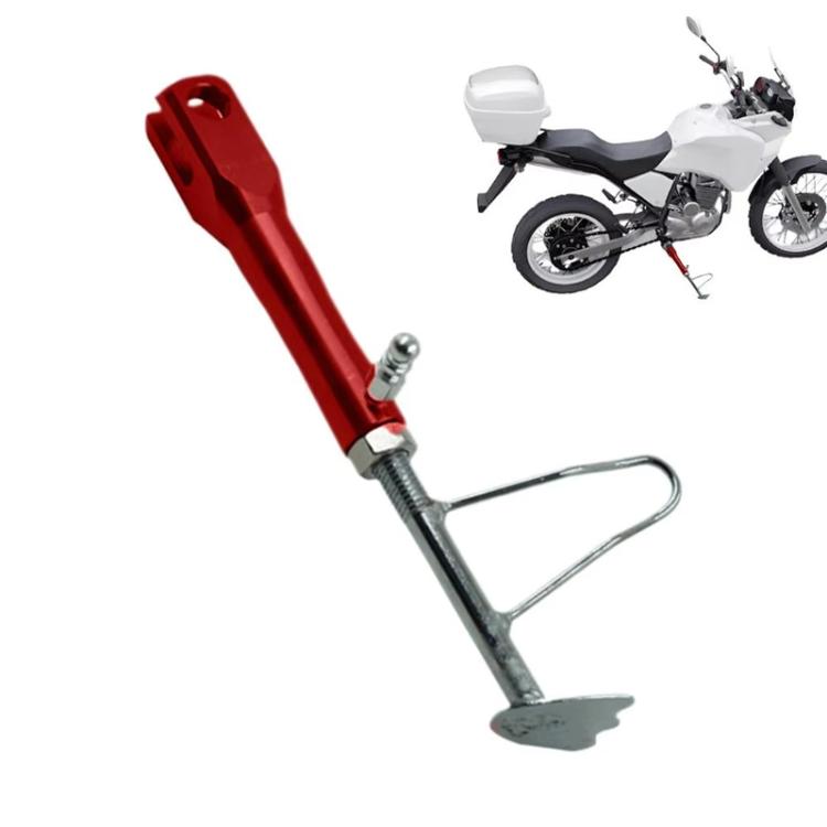 Motorcycle E-Bike Foot Support Retrofit Accessory Retractable Side Stand(Red) - Holder by PMc TechLife | Online Shopping South Africa | PMc TechLife | Buy Now Pay Later Mobicred