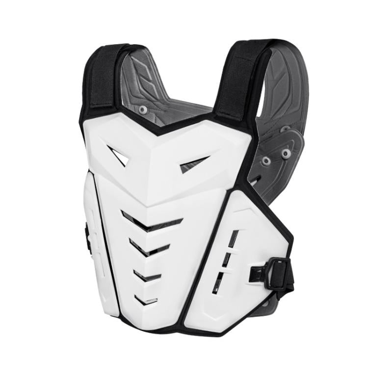 SULAITE Motocross Armor Vest Motorcycle Rider Chest Protection Equipment Racing Anti-Fall Armor Protector, Size: Uniform(White) - free shipping - PMc TechLife - Order now!