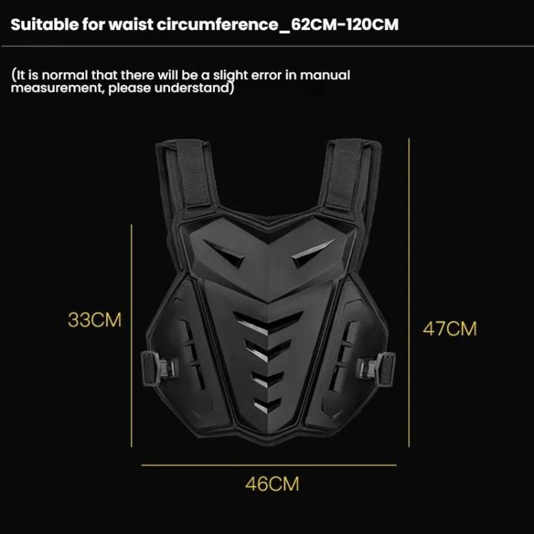 SULAITE Motocross Armor Vest Motorcycle Rider Chest Protection Equipment Racing Anti-Fall Armor Protector, Size: Uniform(White) - free shipping - PMc TechLife - Order now!