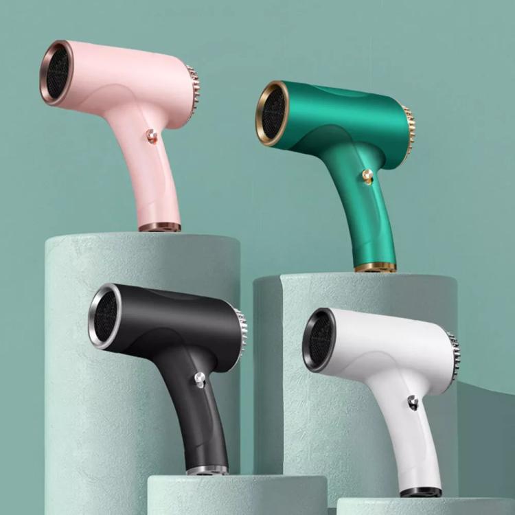 Rechargeable Wireless Hair Dryer Negative Ion Hot and Cold Wind Versatile Hairdressing Tools EU Plug(Black) - free shipping - PMC TechLife - Order now!