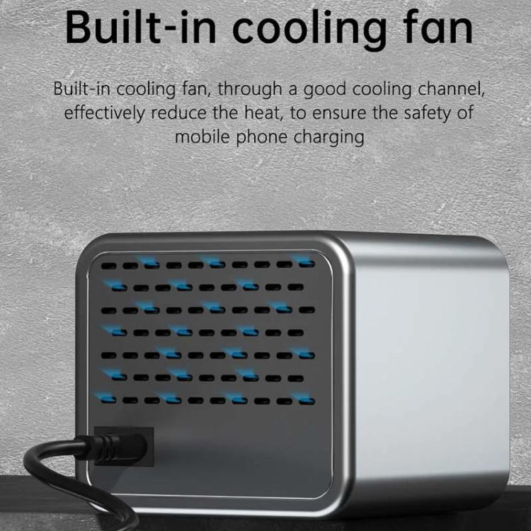 MaAnt DianBa No.1 Pro Multi-port Charger 9-ports With Digital Display Power Wireless Charger EU Plug - free shipping - PMC TechLife - Order now!