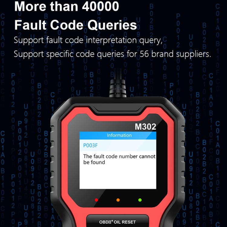 M302 Car Oil Reset Code Reader Automotive Maintenance Light Zero Reset Fault Diagnosis Tool - Code Readers & Scan Tools by PMc TechLife | Online Shopping South Africa | PMc TechLife | Buy Now Pay Later Mobicred
