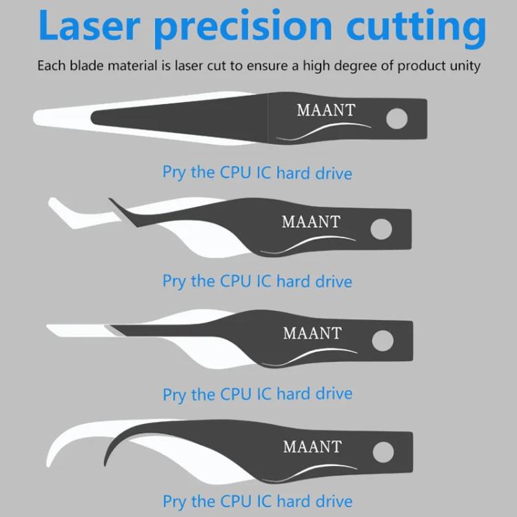 MaAnt MY-102 4 In 1 Blade Pry IC / CPU Hard Disk Blade Cell Phone Motherboard Repair Scraping Gum Degumming Tools - Crowbar by MaAnt | Online Shopping South Africa | PMc TechLife | Buy Now Pay Later Mobicred