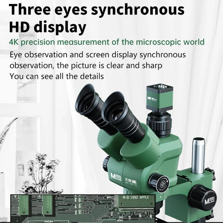 MaAnt T3 Trinocular Stereo Microscope Optical Cell Phone Repair HD Electronic Circuit Board Microscope - free shipping - PMc TechLife - Order now!