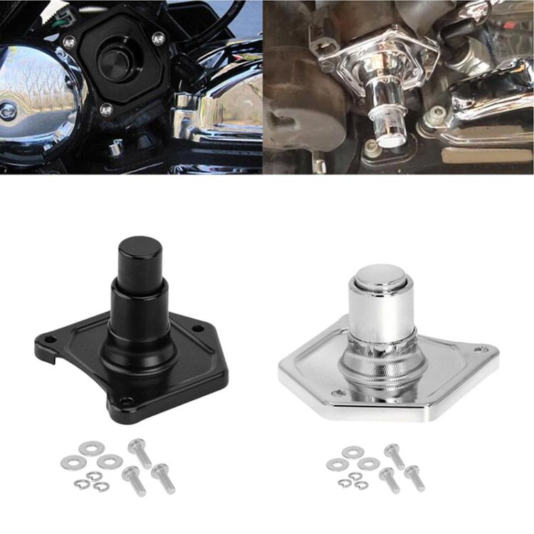 For Harley Motorcycle Modification Starter Switch Solenoid Valve Cover(Black) - Others by PMc TechLife | Online Shopping South Africa | PMc TechLife | Buy Now Pay Later Mobicred