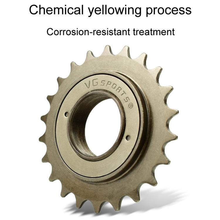 VG SPORTS Stroller Scooter Bicycle Single Speed Flywheel, Style: 22T Silver - Guide wheels by PMc TechLife | Online Shopping South Africa | PMc TechLife | Buy Now Pay Later Mobicred