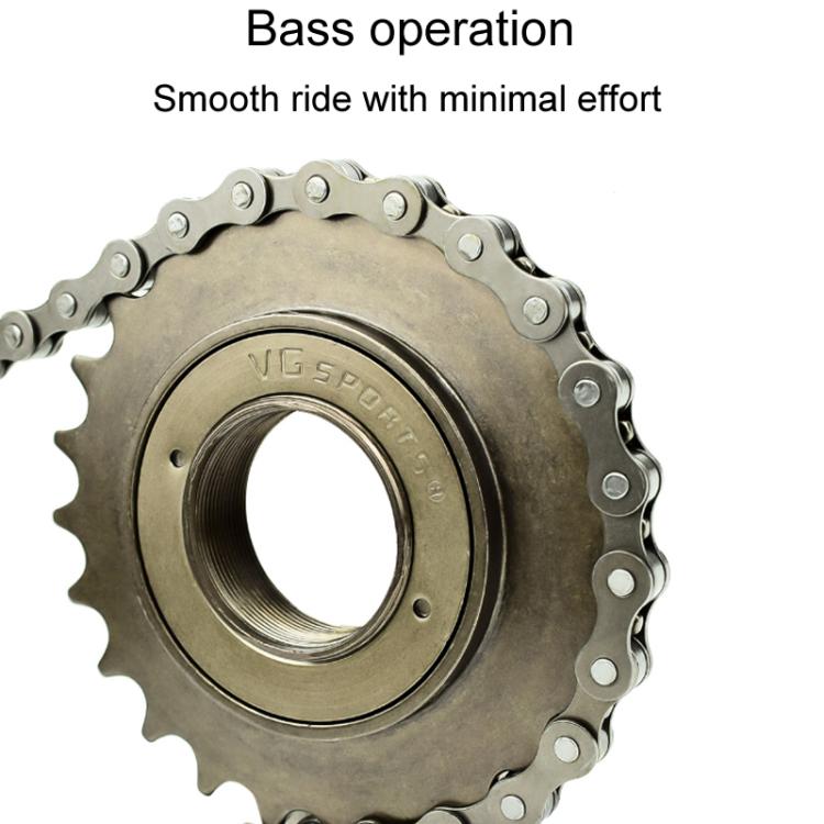 VG SPORTS Stroller Scooter Bicycle Single Speed Flywheel, Style: 18T Silver - Guide wheels by PMc TechLife | Online Shopping South Africa | PMc TechLife | Buy Now Pay Later Mobicred