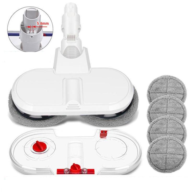 Electric Mop Head With Water Tank for Xiaomi Dreame / Dyson Handheld Vacuum Cleaner Narrow 6 Gray Rags - For Xiaomi Accessories by PMc TechLife | Online Shopping South Africa | PMc TechLife | Buy Now Pay Later Mobicred