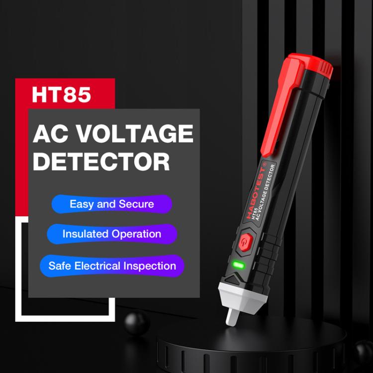 HABOTEST HT85 Non-Contact Electricity Tester AC Voltage Detector(Black Red) - Current & Voltage Tester by HABOTEST | Online Shopping South Africa | PMc TechLife | Buy Now Pay Later Mobicred