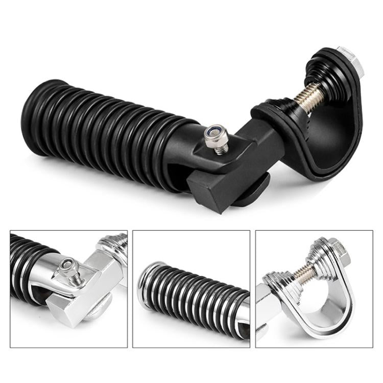 For Harley Motorcycle Modification Collapsible Footpegs Foot Guard Spike Mounted Pedals(Black) - Others by PMc TechLife | Online Shopping South Africa | PMc TechLife | Buy Now Pay Later Mobicred