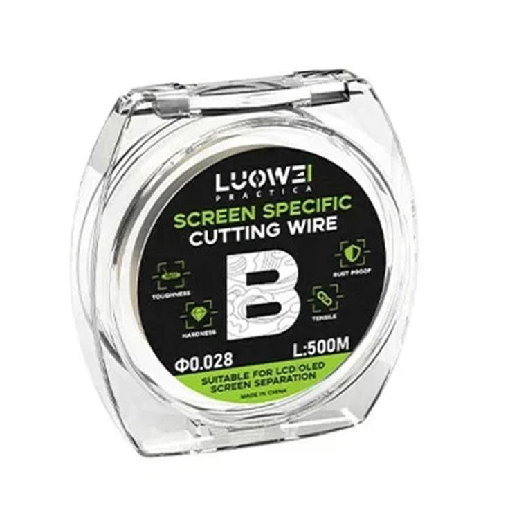 LUOWEI 500M Steel Wire Cell Phone Screen Separation Wire Cutting Wire, Spec: B 0.028mm - free shipping - PMC TechLife - Order now!
