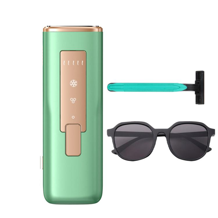 Sapphire Ice Sense Painless Laser Hair Remover Intense Pulse Ice Hair Removal Device, Style: Crystal Green FY-507AL(UK Plug) - free shipping - PMC TechLife - Order now!