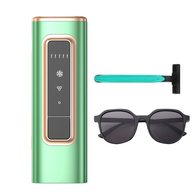 Sapphire Ice Sense Painless Laser Hair Remover Intense Pulse Ice Hair Removal Device, Style: Crystal Green FY-509AL(EU Plug) - free shipping - PMC TechLife - Order now!