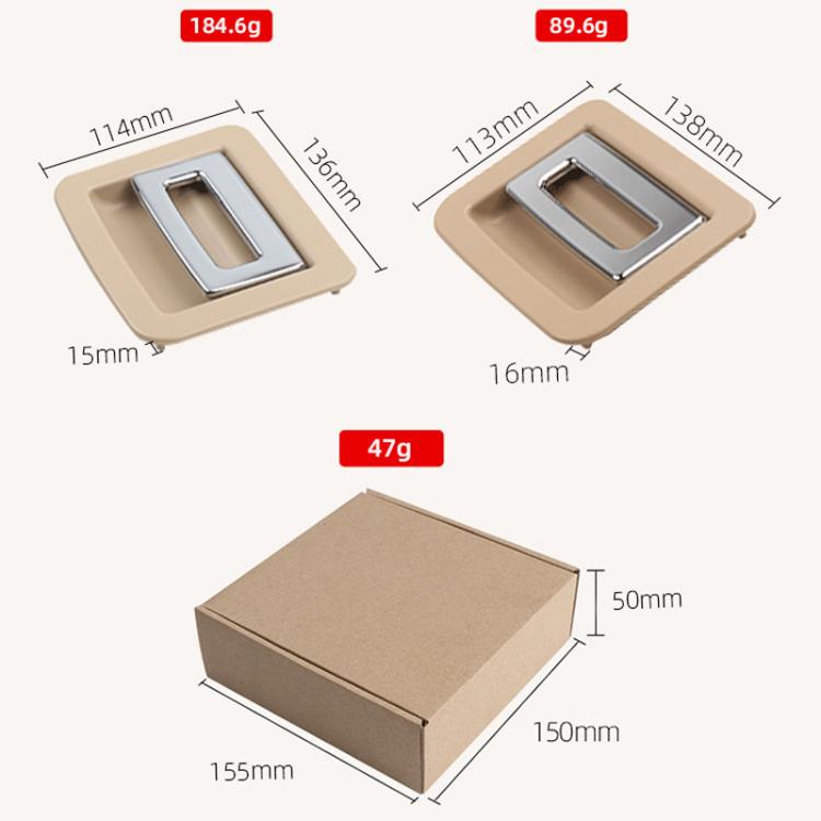 For 2010-2016 Porsche Cayenne / Paramera Car Boot Carpet Buckle Trunk Puller 95855111500, Style: Plastic Model Beige - Door Handles by PMc TechLife | Online Shopping South Africa | PMc TechLife | Buy Now Pay Later Mobicred