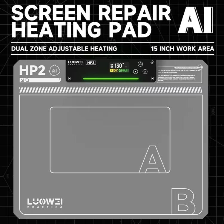 LUOWEI HP2 Screen Heating Table Constant Temperature Screen Removal Treasure Phone Tablet Screen Changing Removal Heating Separation EU Plug - free shipping - PMC TechLife - Order now!