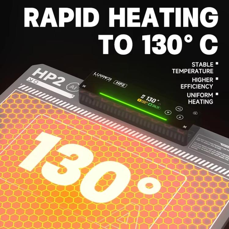 LUOWEI HP2 Screen Heating Table Constant Temperature Screen Removal Treasure Phone Tablet Screen Changing Removal Heating Separation US Plug - free shipping - PMC TechLife - Order now!