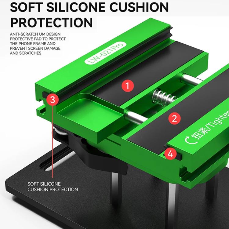 LUOWEI LW-021Pro Cell Phone Back Cover Removal and Screen Replacement 2 In 1 Rotary Jig - free shipping - PMc TechLife - Order now!