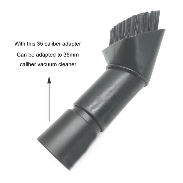 For Karcher / Miele / Bosch / Philips Vacuum Cleaner 32mm Soft Brush Nozzle 2.863-221.0, Style: Black+White+3532 Adaptor - free shipping - PMc TechLife - Order now!