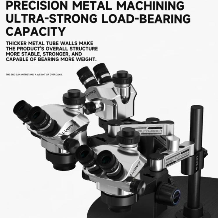 LUOWEI GK01 Short Arm 32mm Microscope Swing Arm Metal Universal Lifting and Stacking 360 Degree Single Arm Fixed Repair and Inspection Stand - free shipping - PMC TechLife - Order now!