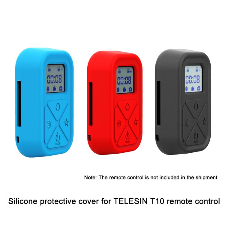 For TELESIN T10 Remote Control Silicone Protective Case Anti-scratch and Drop-proof Cover(Blue) - free shipping - PMC TechLife - Order now!