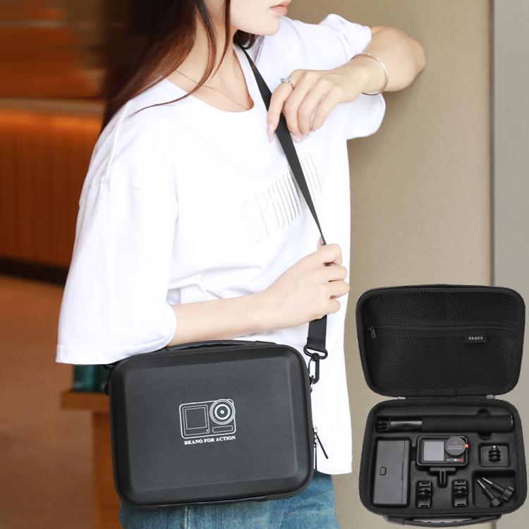 BKANO For DJI Osmo Action 3 / 4 / 5 Pro Sports Camera Storage Bag Portable Protective Bag Case(Black) - free shipping - PMC TechLife - Order now!
