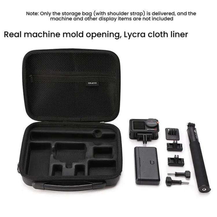 BKANO For DJI Osmo Action 3 / 4 / 5 Pro Sports Camera Storage Bag Portable Protective Bag Case(Black) - free shipping - PMC TechLife - Order now!