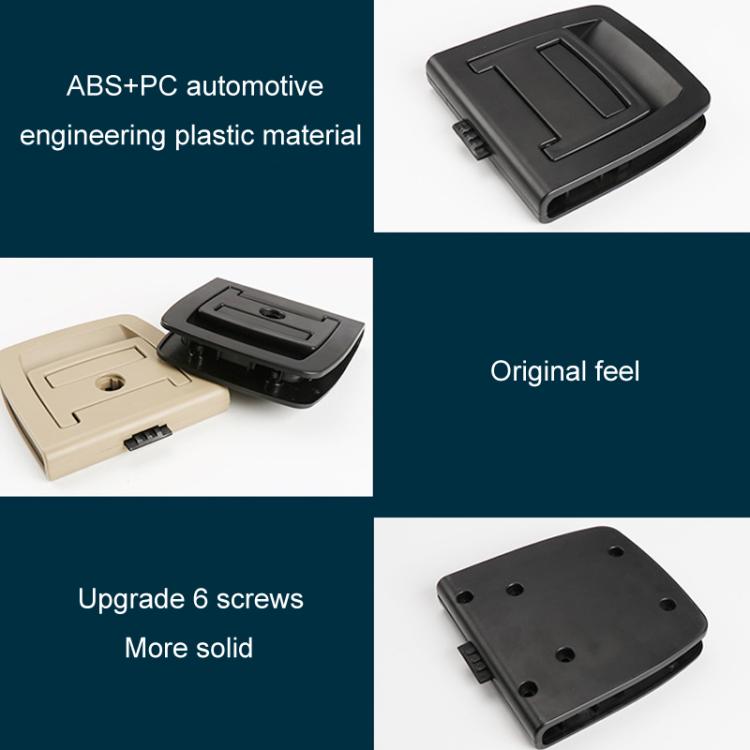 For BMW X5 E70 / X6 E71 E72 Car Boot Handle Inside Trunk Lid Bottom Plate Handle 51479120283(Without Lock Hole Black) - Door Handles by PMc TechLife | Online Shopping South Africa | PMc TechLife | Buy Now Pay Later Mobicred