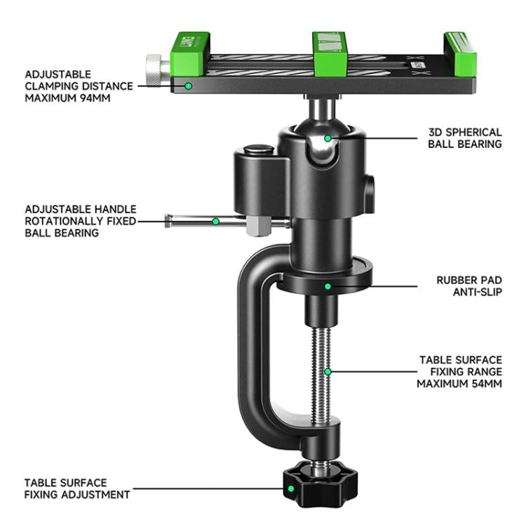 LUOWEI LW-319 Universal Multifunction Cell Phone Repair Screen Remove Back Cover Table Pliers - free shipping - PMC TechLife - Order now!