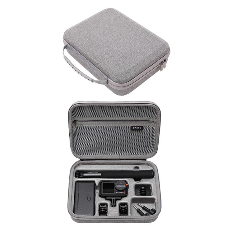 BKANO For DJI Osmo Action 4 / 5 Pro Set Storage Bag Organizer Case Hard Shell Case Handbag(Gray) - free shipping - PMC TechLife - Order now!