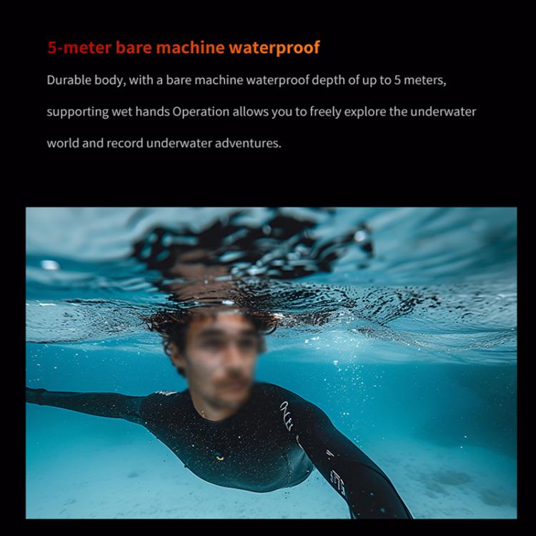 VIRAN V10 5K WiFi 2.0-Inch IPS Screen IP68 Waterproof Six-Axis Anti-Shake Sports Camera(Black) - free shipping - PMC TechLife - Order now!