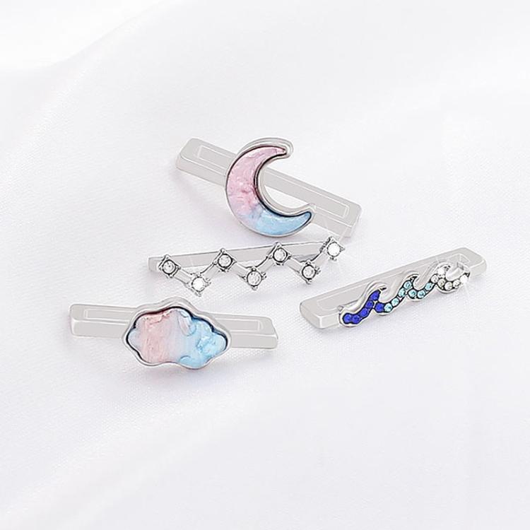 4pcs / Set 22mm Width Smart Watch Band Decorative Ring Metal Accessories, Style: 2 - Watch Decorations by PMC TechLife | Online Shopping South Africa | PMC TechLife | Buy Now Pay Later Mobicred