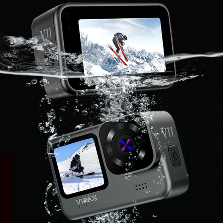 VIRAN V11 Dual-Color Screen 5K HD IP68 Waterproof Six-Axis Anti-Shake Sports Camera(Black) - free shipping - PMC TechLife - Order now!