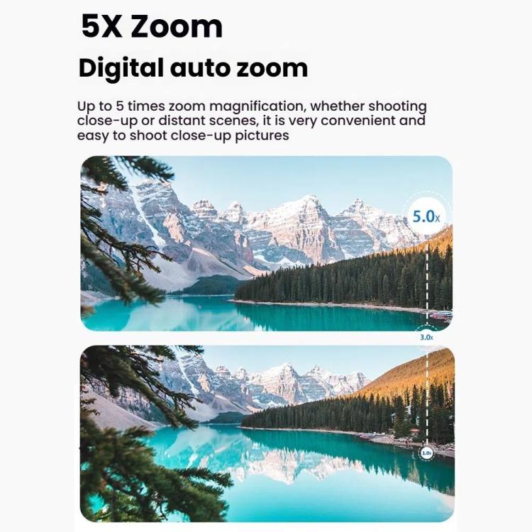 VIRAN V11 Dual-Color Screen 5K HD IP68 Waterproof Six-Axis Anti-Shake Sports Camera(Black) - free shipping - PMC TechLife - Order now!