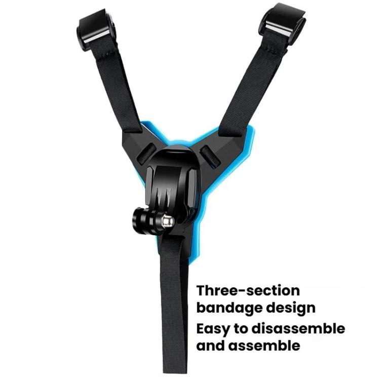 TELESIN Sports Camera Motorcycle Helmet Chin Mount Bracket For GoPro HERO Series / DJI Osmo Action / Insta360, Spec: Holder + J-Buckle - free shipping - PMC TechLife - Order now!