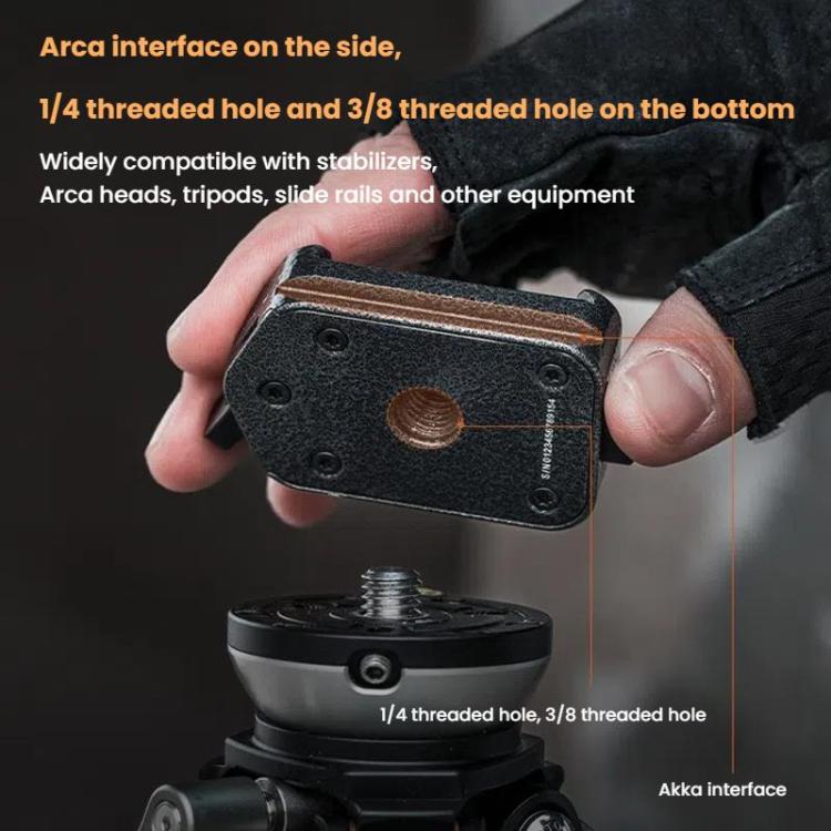 PGYTECH Camera Arca Quick Release Mount V2 Interface Tripod Accessory, Specifications: Set - free shipping - PMc TechLife - Order now!