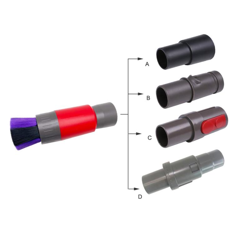 32mm Soft Brush+Connector For Shark Vacuum Cleaner Dusting Streak Free Soft Brush Replacement Accessory Set - Other Accessories by PMc TechLife | Online Shopping South Africa | PMc TechLife | Buy Now Pay Later Mobicred