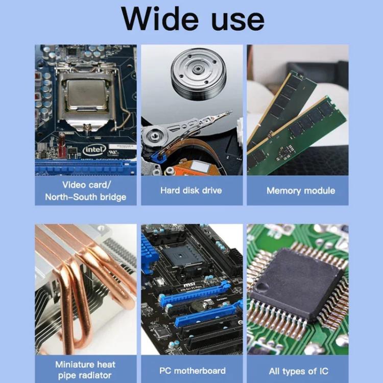 MaAnt DR-03 100pcs /Box Insulating Thermal Conductive Silicone Spacer CPU Thermal Spacer(Blue) - free shipping - PMC TechLife - Order now!